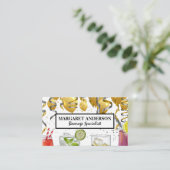 Carte De Visite ballons gonflables | Confetti | Cocktails mixtes (Debout devant)