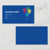 Carte De Visite Ballons modèles (Devant / Derrière)