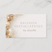 Carte De Visite Balloon Installations Party Decorating (Devant)