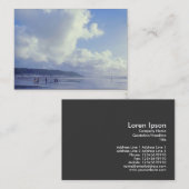 Carte De Visite Balnéaire - West Ho, North Devon, Royaume-Uni (ann (Devant / Derrière)