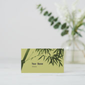 Carte De Visite Bambou (Debout devant)