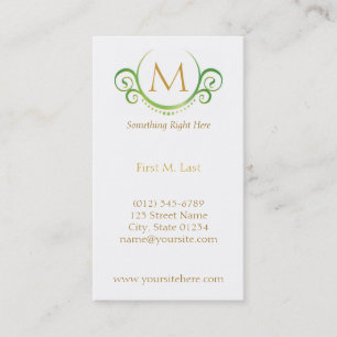 Carte De Visite Bambou