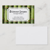 Carte De Visite Bambou (Devant / Derrière)