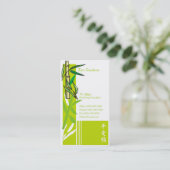 Carte De Visite Bambou (Debout devant)
