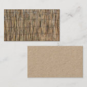 Carte De Visite Bambou (Devant / Derrière)