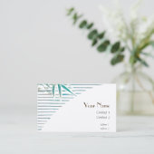 Carte De Visite Bambou feuille -minimaliste (Debout devant)