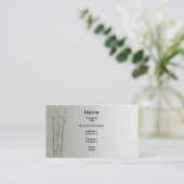 Carte De Visite Bambou/Fung Shui (Debout devant)