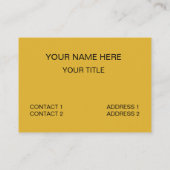 Carte De Visite Banana Fruit Boost My Mood Funny (Dos)