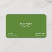 Carte De Visite Banane / Bananes / Fruits (Dos)