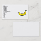 Carte De Visite Banane mignonne (Devant / Derrière)