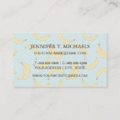 Carte De Visite Bananes Et Points Polk (Dos)