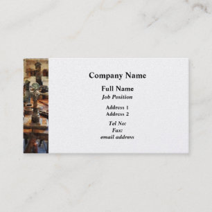 Carte De Visite Banc dans le laboratoire dentaire - platine