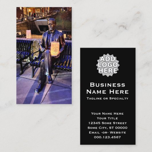 Carte De Visite banc de subvention de galena luminaria (Devant / Derrière)