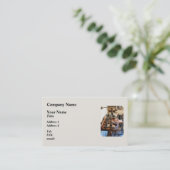 Carte De Visite Banc en laboratoire dentaire (Debout devant)