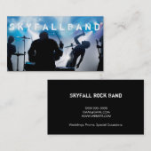 Carte De Visite Band, Rock, Singers Performance Entertainment (Devant / Derrière)