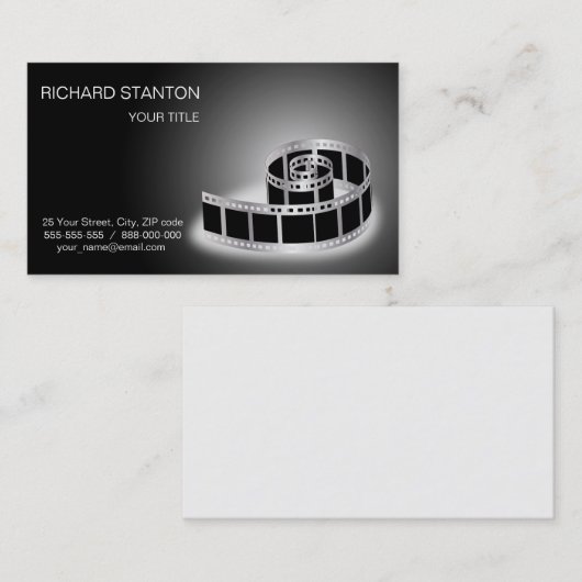 Carte De Visite Bande (Devant / Derrière)