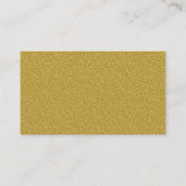 Carte De Visite Bande centrale 016 - Ocre Yellow Embossed Texture (Dos)