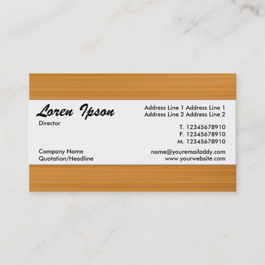 Carte De Visite Bande centrale 112 (Devant)