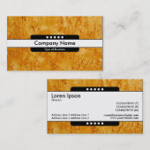 Carte De Visite Bande centrale 5 emplacements - Bois 03 (Devant / Derrière)