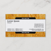 Carte De Visite Bande centrale 5 emplacements - Bois 03 (Dos)