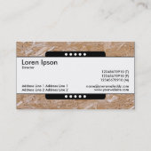 Carte De Visite Bande centrale 5 emplacements - Chipboard (Dos)