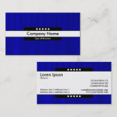 Carte De Visite Bande centrale 5 emplacements - Draperie 05 (Devant / Derrière)