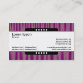 Carte De Visite Bande centrale 5 emplacements - Draperie 06 (Dos)