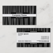 Carte De Visite Bande centrale 5 emplacements - Draperie 07 (Devant / Derrière)