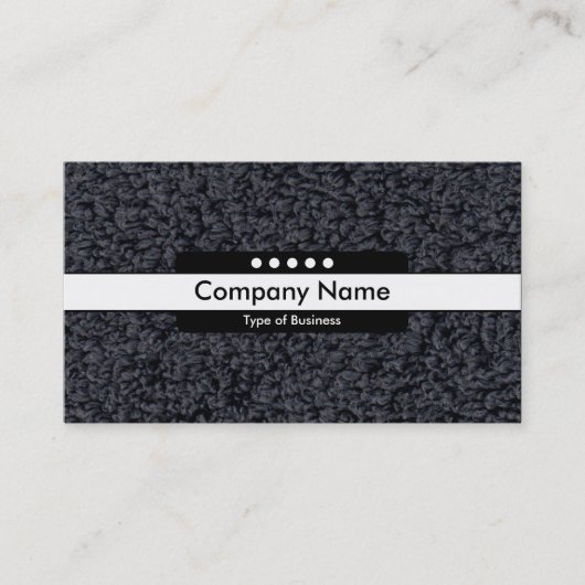 Carte De Visite Bande centrale 5 emplacements - Tapis laineux (Devant)