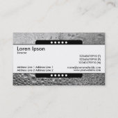 Carte De Visite Bande centrale 5 points - Eau Cool (Dos)