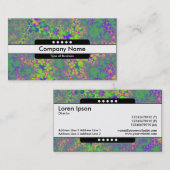 Carte De Visite Bande centrale 5 points - En trèfle (Devant / Derrière)