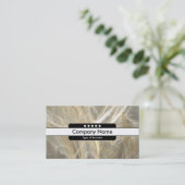 Carte De Visite Bande centrale 5 points - Flamme fractale (Debout devant)