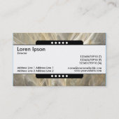 Carte De Visite Bande centrale 5 points - Flamme fractale (Dos)