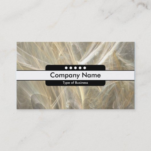 Carte De Visite Bande centrale 5 points - Flamme fractale (Devant)