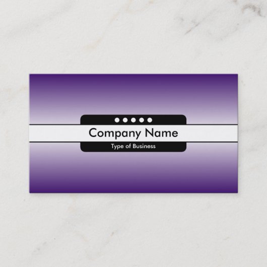 Carte De Visite Bande centrale 5 points - Horizon Glow 07 (Devant)