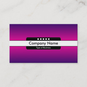 Carte De Visite Bande centrale 5 points - Horizon Glow 08