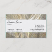 Carte De Visite Bande centrale (à bords arrondis) - Script - Flamm (Dos)