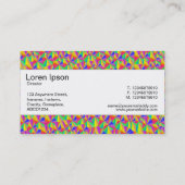 Carte De Visite Bande centrale - Abstrait 080716(7) (Dos)