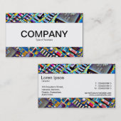 Carte De Visite Bande centrale - beaux circuits (Devant / Derrière)