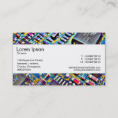 Carte De Visite Bande centrale - beaux circuits (Dos)