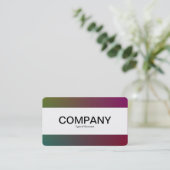 Carte De Visite Bande centrale (bordé) - Dégradé Y, M, B, R, foncé (Debout devant)