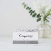 Carte De Visite Bande centrale (bordé) - Script - Fenêtre Pluie (Debout devant)