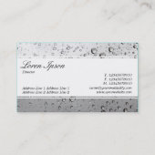 Carte De Visite Bande centrale (bordé) - Script - Fenêtre Pluie (Dos)