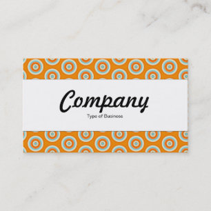 Carte De Visite Bande centrale - Cercles colorés