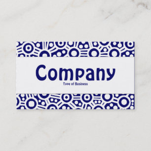 Carte De Visite Bande centrale - Circuits Aliens - Bleu foncé