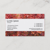 Carte De Visite Bande centrale - Feuilles d'automne (Dos)