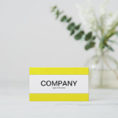 Carte De Visite Bande centrale - Jaune peint (Debout devant)