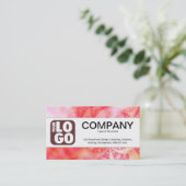 Carte De Visite Bande centrale (Logo) - Vortex du temps Abstrait (Debout devant)