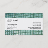 Carte De Visite Bande centrale - Mur en verre 03 (Dos)