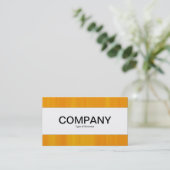 Carte De Visite Bande centrale - orange peinte (Debout devant)
